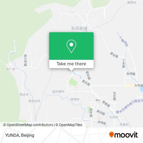 YUNDA map