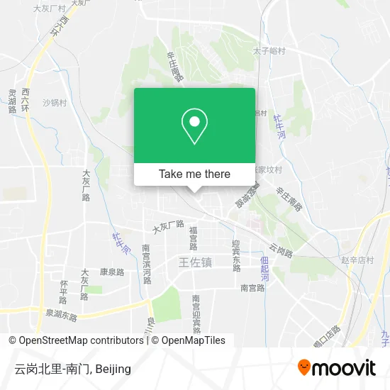 云岗北里-南门 map