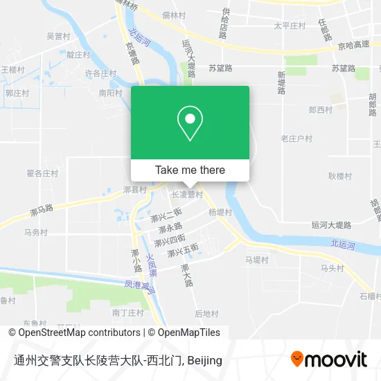 通州交警支队长陵营大队-西北门 map
