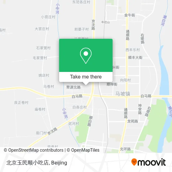 北京玉民顺小吃店 map