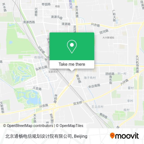 北京通畅电信规划设计院有限公司 map