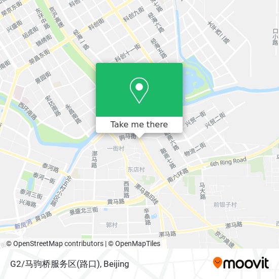 G2/马驹桥服务区(路口) map