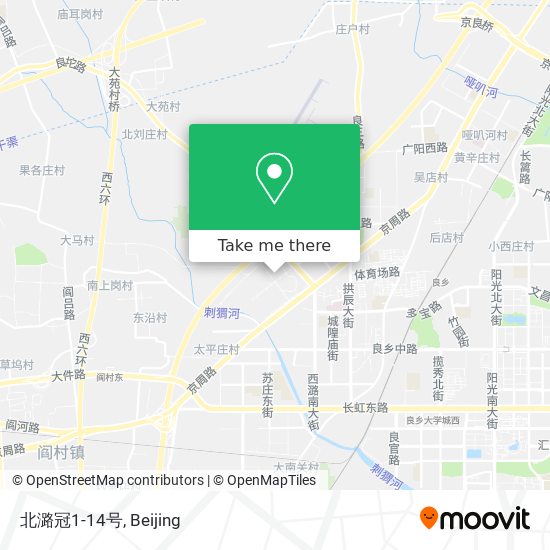 北潞冠1-14号 map