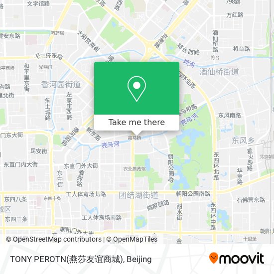 TONY PEROTN(燕莎友谊商城) map