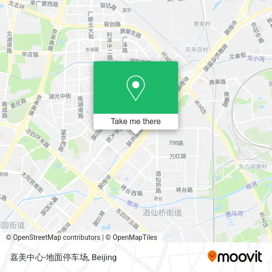 嘉美中心-地面停车场 map