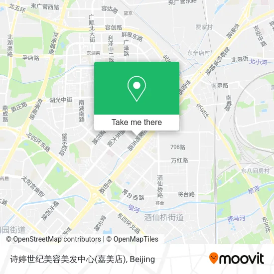 诗婷世纪美容美发中心(嘉美店) map