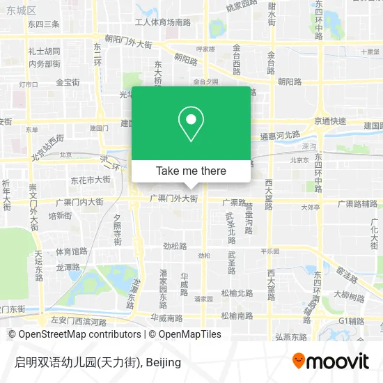 启明双语幼儿园(天力街) map