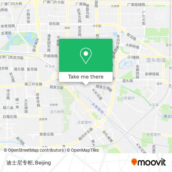 迪士尼专柜 map