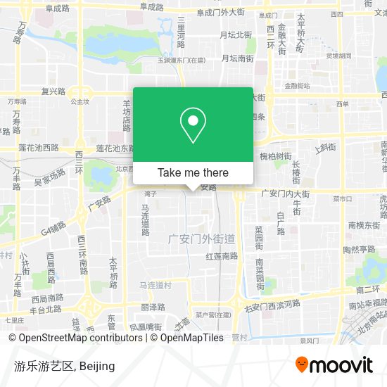 游乐游艺区 map