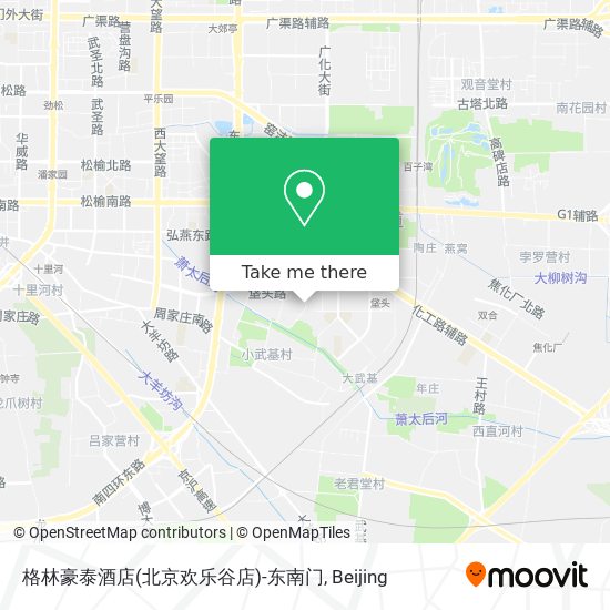 格林豪泰酒店(北京欢乐谷店)-东南门 map