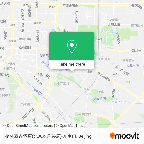格林豪泰酒店(北京欢乐谷店)-东南门 map