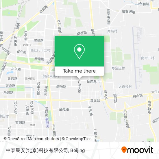 中泰民安(北京)科技有限公司 map