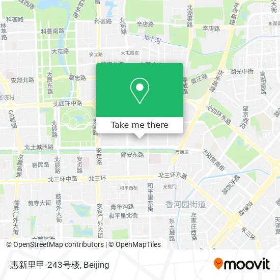 惠新里甲-243号楼 map