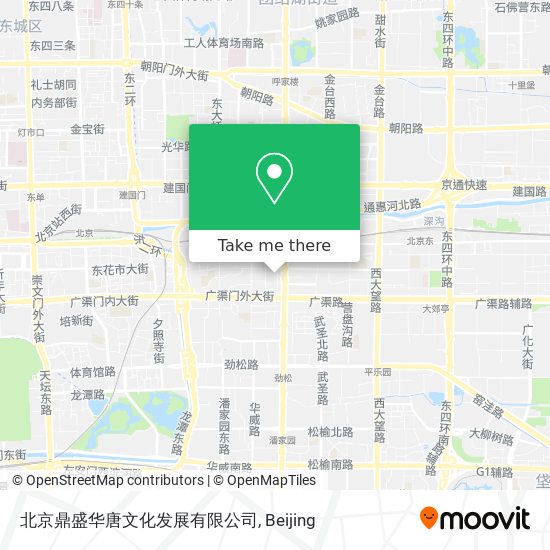 北京鼎盛华唐文化发展有限公司 map