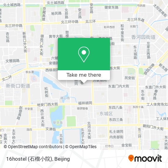 16hostel (石榴小院) map