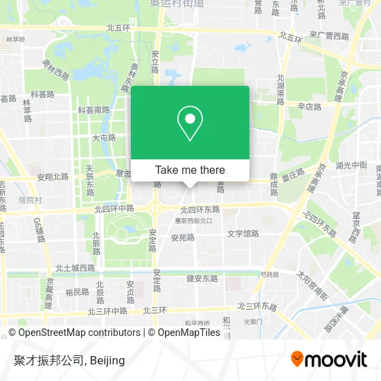 聚才振邦公司 map