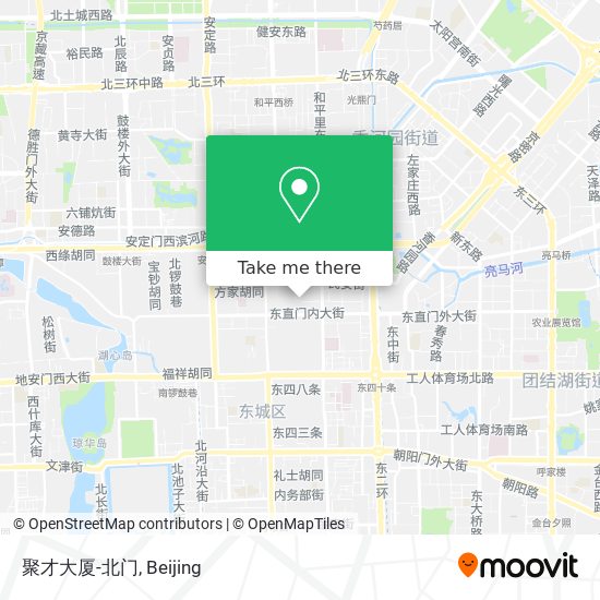 聚才大厦-北门 map
