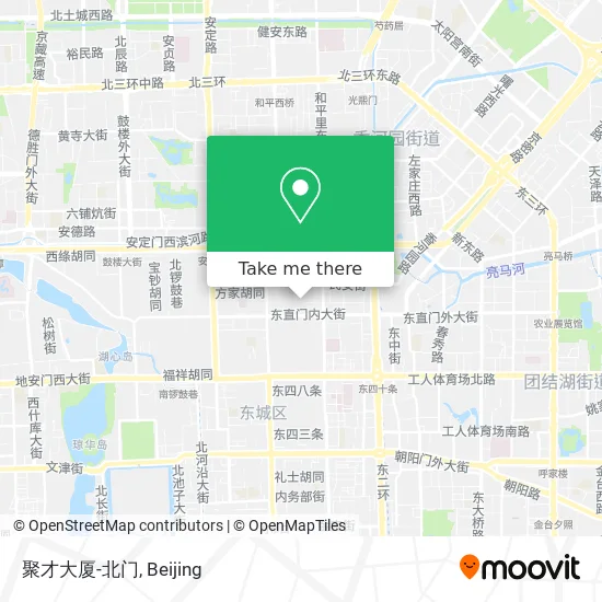 聚才大厦-北门 map