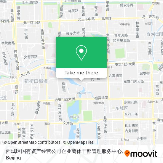 西城区国有资产经营公司企业离休干部管理服务中心 map