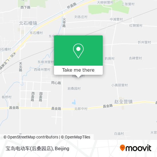 宝岛电动车(后桑园店) map