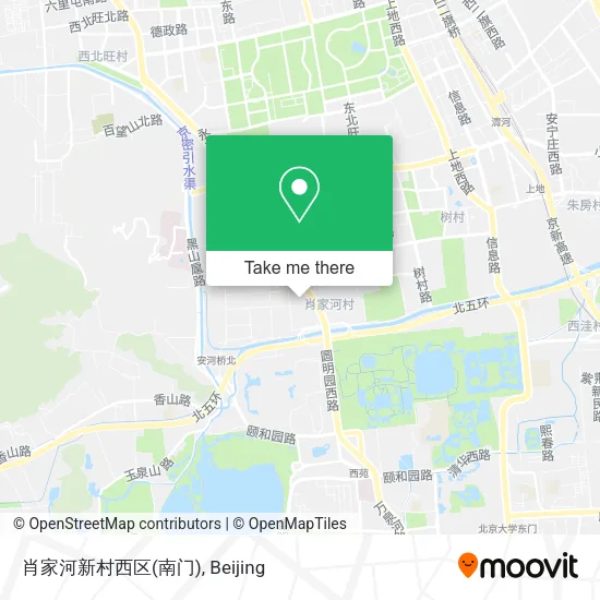 肖家河新村西区(南门) map