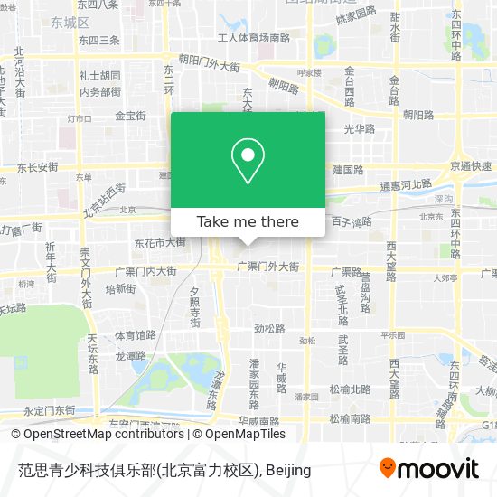 范思青少科技俱乐部(北京富力校区) map