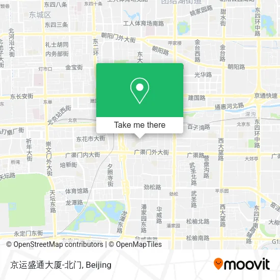 京运盛通大厦-北门 map