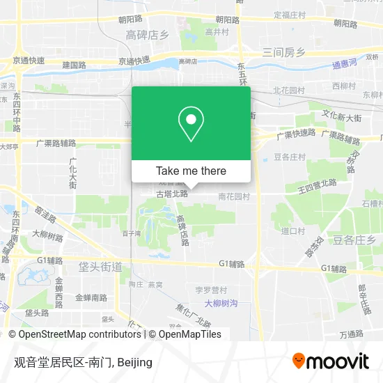 观音堂居民区-南门 map
