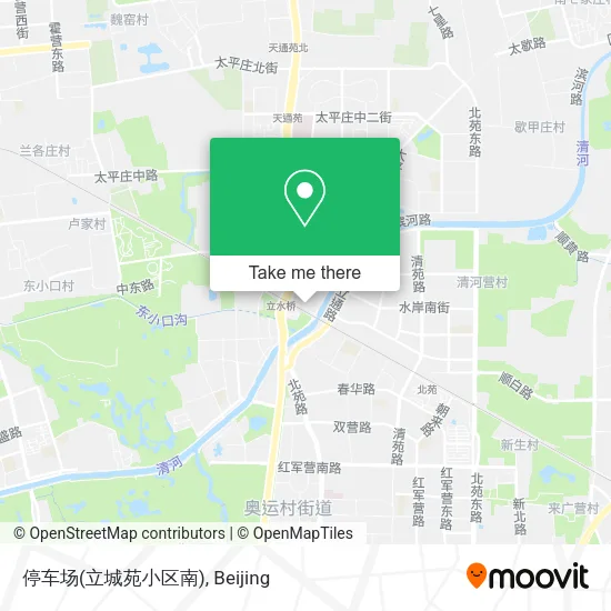 停车场(立城苑小区南) map