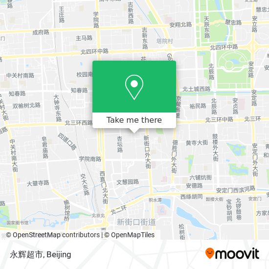 永辉超市 map