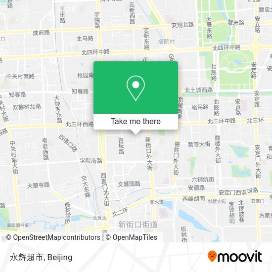 永辉超市 map