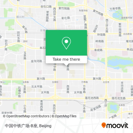 中国中铁广场-B座 map