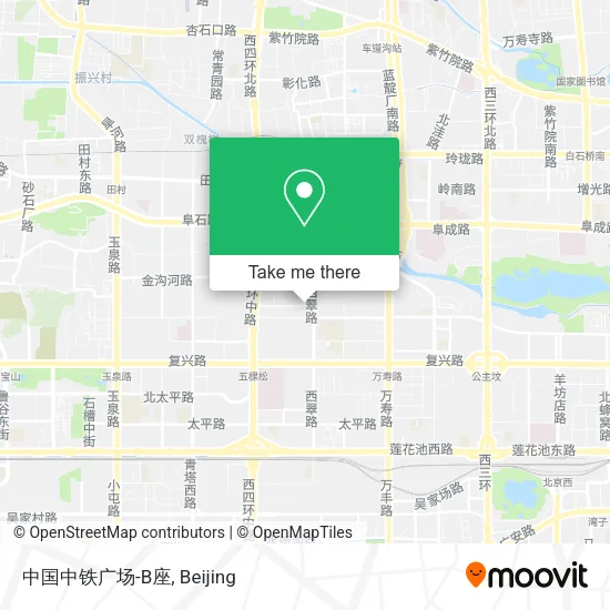 中国中铁广场-B座 map