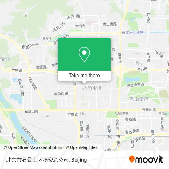 北京市石景山区物资总公司 map