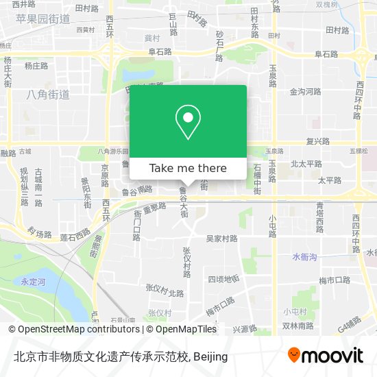 北京市非物质文化遗产传承示范校 map