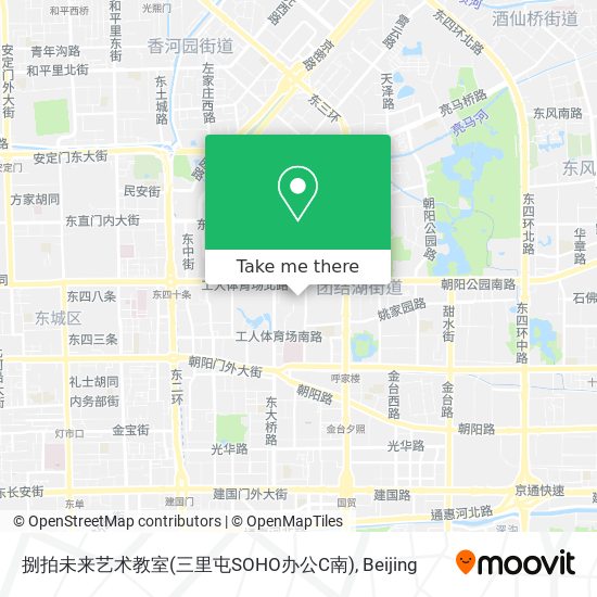 捌拍未来艺术教室(三里屯SOHO办公C南) map