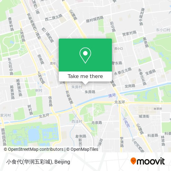 小食代(华润五彩城) map