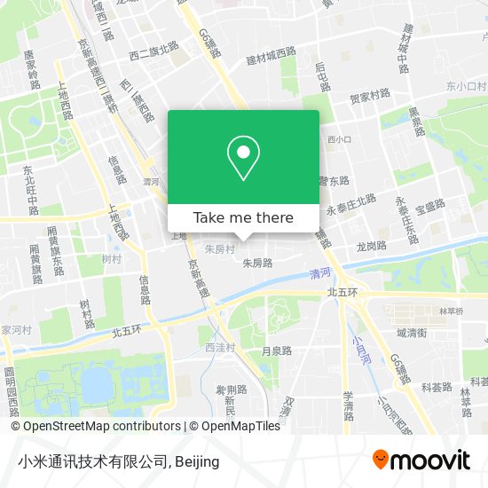 小米通讯技术有限公司 map