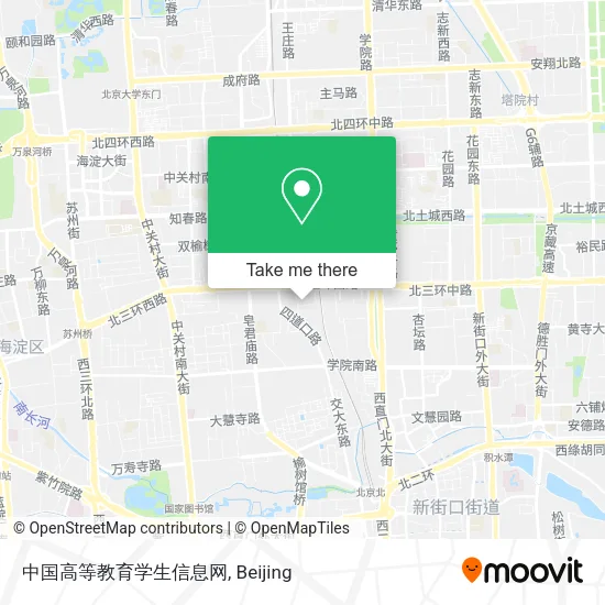 中国高等教育学生信息网 map