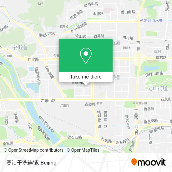 赛洁干洗连锁 map