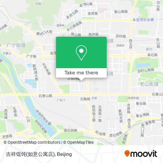 吉祥馄饨(如意公寓店) map