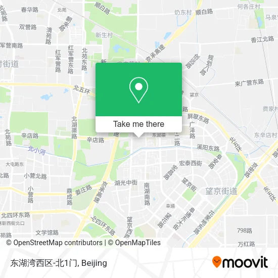 东湖湾西区-北1门 map