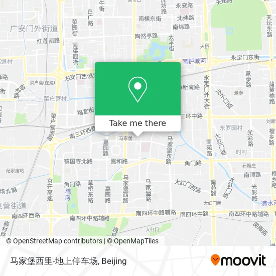 马家堡西里-地上停车场 map