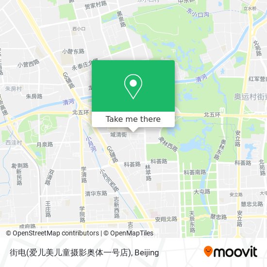 街电(爱儿美儿童摄影奥体一号店) map