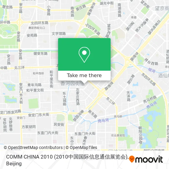 COMM CHINA 2010 (2010中国国际信息通信展览会) map