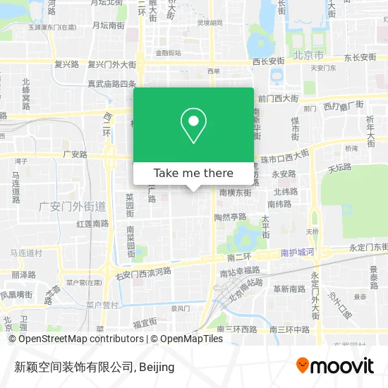 新颖空间装饰有限公司 map