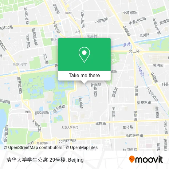 清华大学学生公寓-29号楼 map