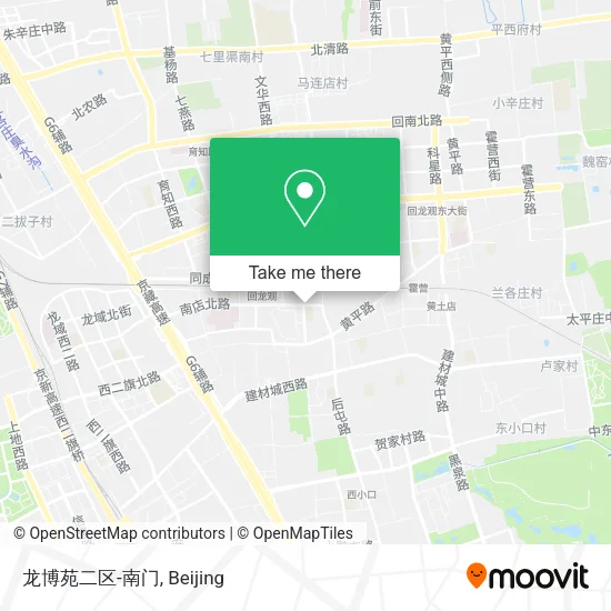 龙博苑二区-南门 map