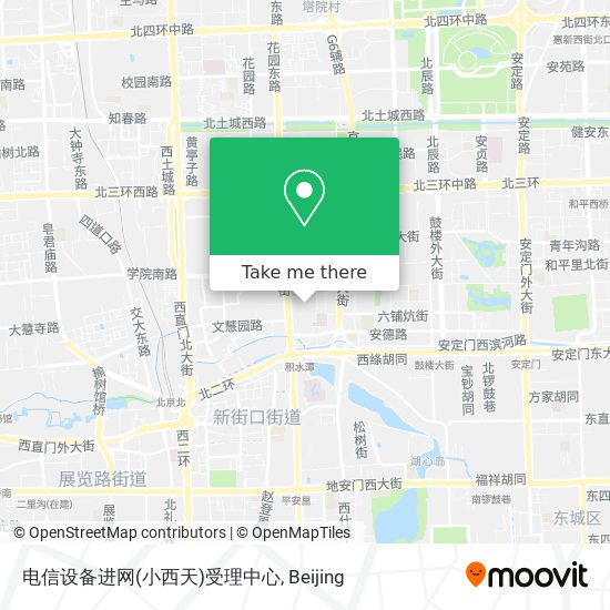 电信设备进网(小西天)受理中心 map