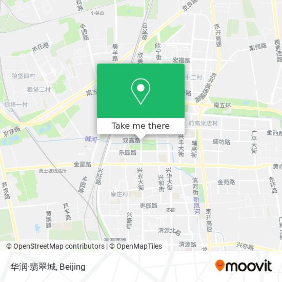 华润·翡翠城 map